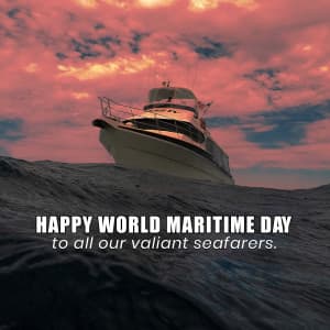 World Maritime Day Instagram Post