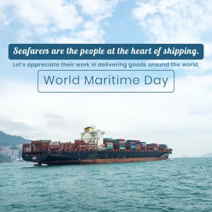 World Maritime Day illustration