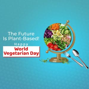 World Vegetarian Day Facebook Poster