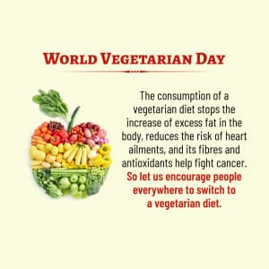 World Vegetarian Day Instagram Post