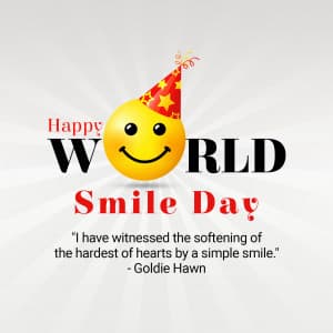 World Smile Day graphic