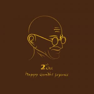 Gandhi Jayanti poster Maker