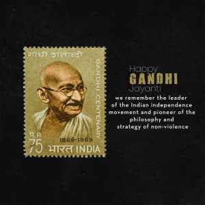 Gandhi Jayanti graphic