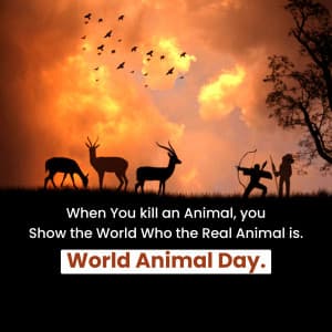 World Animal Day illustration