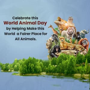 World Animal Day event advertisement