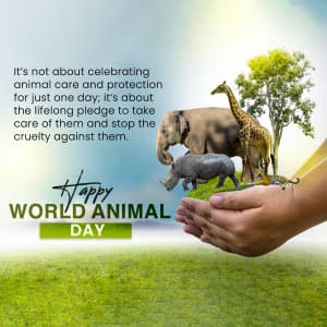 World Animal Day post