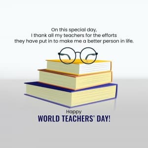 World Teacher's Day festival image