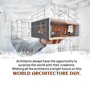 World Architecture Day greeting image