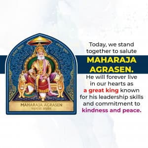 Agrasen Jayanti event advertisement