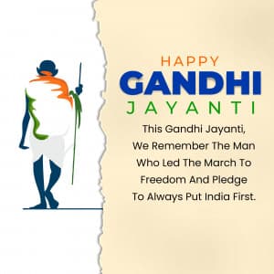 Gandhi Jayanti banner