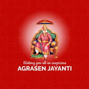 Agrasen Jayanti illustration