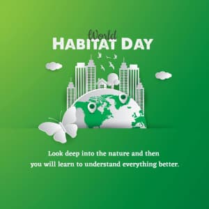 World Habitat Day ad post