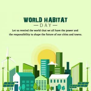 World Habitat Day graphic