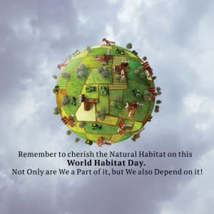 World Habitat Day graphic