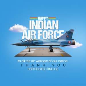 Indian Air Force Day Instagram Post