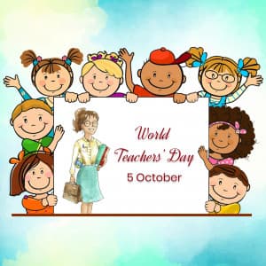 World Teacher's Day poster Maker