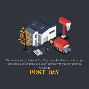 World Post Day ad post