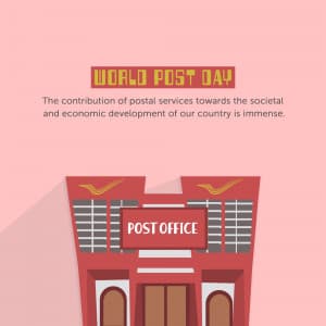 World Post Day greeting image