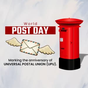 World Post Day creative image
