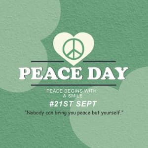 International Day of Peace poster Maker