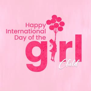 International Day of the Girl Child ad post