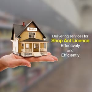 Shop Act Licence promotional poster