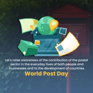 World Post Day Instagram Post