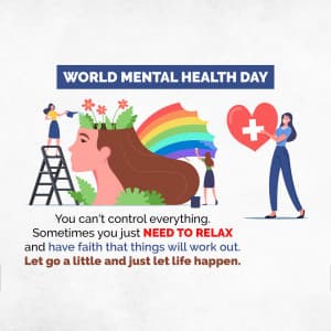 World Mental Health Day ad post