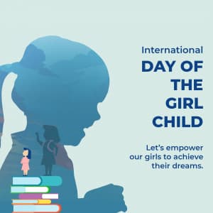 International Day of the Girl Child poster Maker