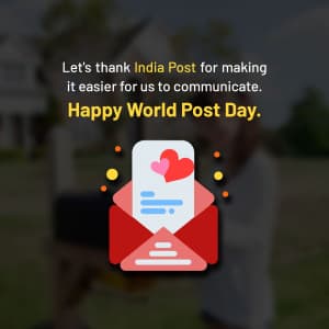 World Post Day event advertisement