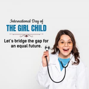 International Day of the Girl Child graphic