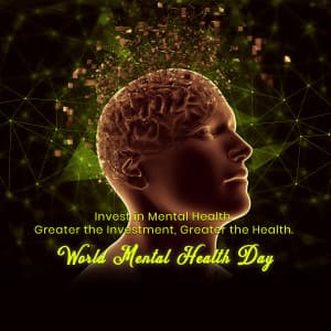 World Mental Health Day Instagram Post