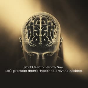 World Mental Health Day poster Maker