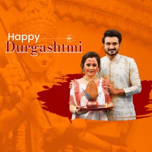 Durga Ashtami greeting image