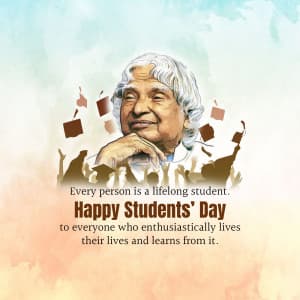 World Students' Day ad post