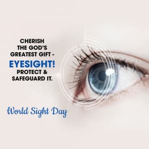 World Sight Day whatsapp status poster