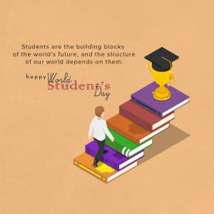 World Students' Day graphic