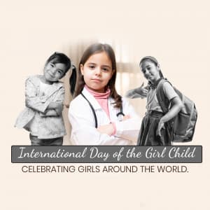 International Day of the Girl Child banner