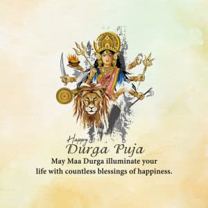Durga Ashtami illustration