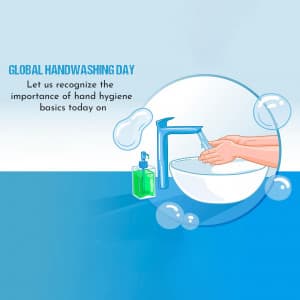 Global Handwashing Day advertisement banner