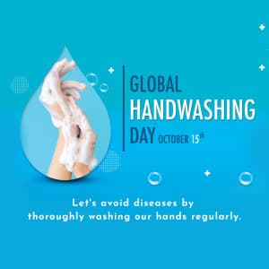 Global Handwashing Day ad post