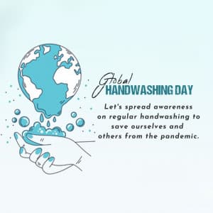 Global Handwashing Day marketing poster