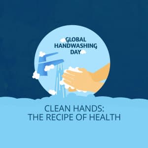 Global Handwashing Day Facebook Poster