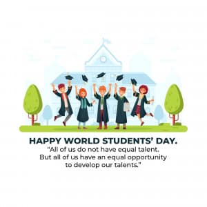 World Students' Day illustration