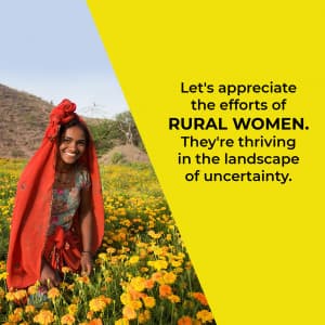 Day of Rural Women Instagram Post