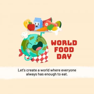 World Food Day greeting image