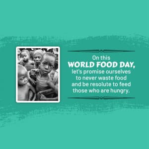 World Food Day marketing poster