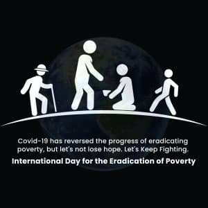 Day for the Eradication of Poverty greeting image