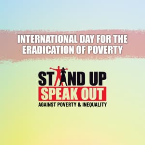 Day for the Eradication of Poverty Instagram Post