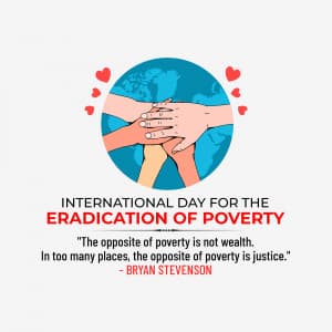 Day for the Eradication of Poverty illustration